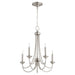 Quorum Home Quorum - 6250-5-65 - Five Light Chandelier - Satin Nickel