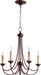 Quorum Home Quorum - 6250-5-86 - Five Light Chandelier - Oiled Bronze
