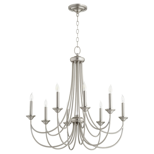 Quorum Home Quorum - 6250-8-65 - Eight Light Chandelier - Satin Nickel