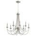 Quorum Home Quorum - 6250-8-65 - Eight Light Chandelier - Satin Nickel