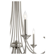 Quorum Home Quorum - 6250-8-65 - Eight Light Chandelier - Satin Nickel