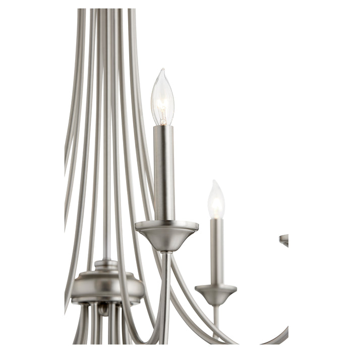 Quorum Home Quorum - 6250-8-65 - Eight Light Chandelier - Satin Nickel