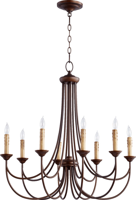Quorum Home Quorum - 6250-8-86 - Eight Light Chandelier - Oiled Bronze