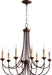 Quorum Home Quorum - 6250-8-86 - Eight Light Chandelier - Oiled Bronze