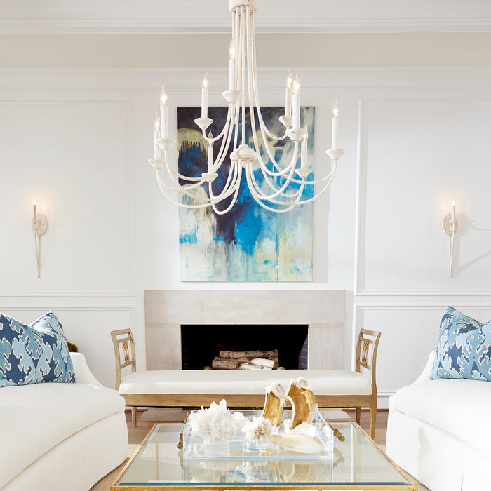 Quorum Home Quorum - 6250-9-70 - Nine Light Chandelier - Persian White