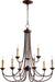 Quorum Home Quorum - 6250-9-86 - Nine Light Chandelier - Oiled Bronze