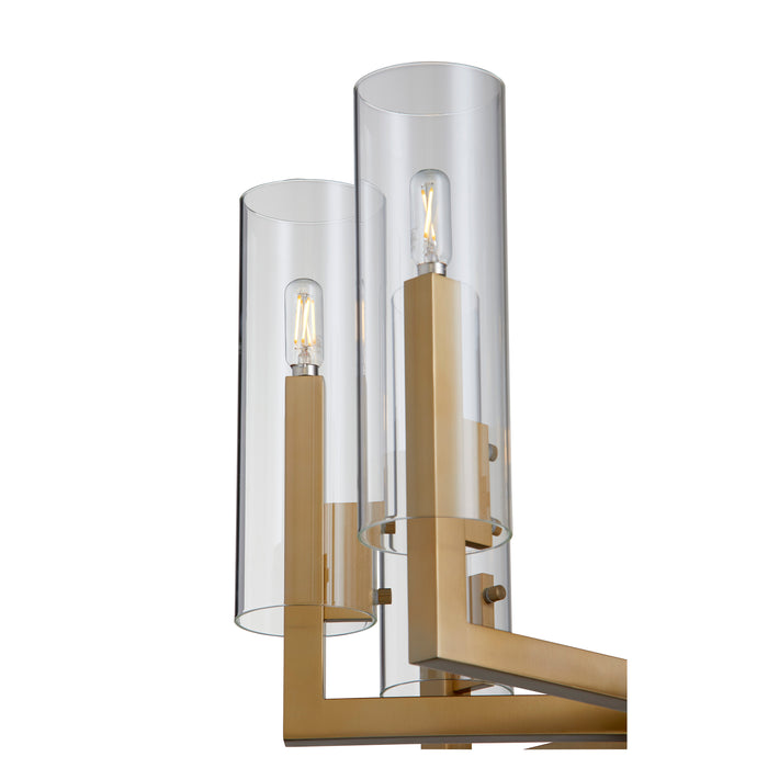 Quorum Home Quorum - 6277-8-80 - Eight Light Chandelier - Aged Brass
