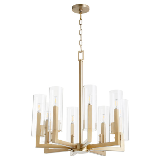 Quorum Home Quorum - 6277-8-80 - Eight Light Chandelier - Aged Brass