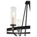 Quorum Home Quorum - 629-6-6980 - Six Light Chandelier - Textured Black w/ Aged Brass