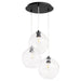 Quorum Home Quorum - 63-69 - Three Light Pendant - Textured Black