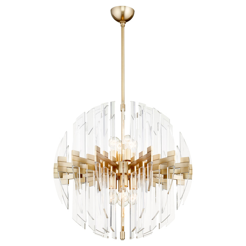 Quorum Home Cyan - 6310-27-80 - Eight Light Chandelier