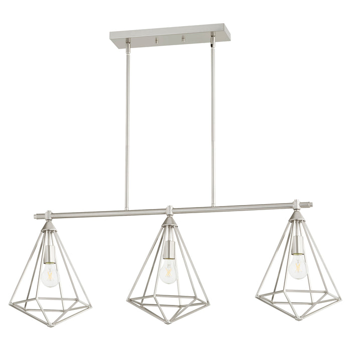 Bennett 3 Light Island - Satin Nickel