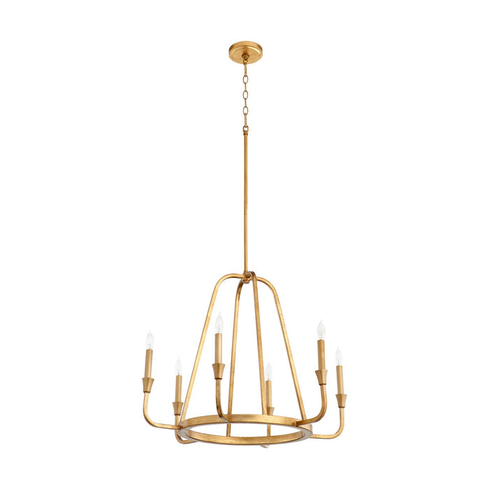 MARQUEE 6 Light chandelier- GL