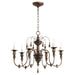 Quorum Home Quorum - 6316-6-39 - Six Light Chandelier - Vintage Copper