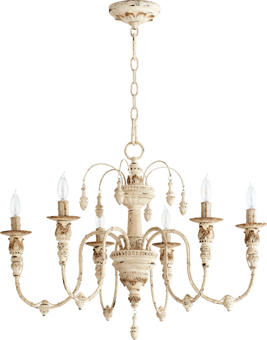 Quorum Home Quorum - 6316-6-70 - Six Light Chandelier - Persian White