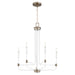 Quorum Home Quorum - 633-5-0881 - Five Light Chandelier - Studio White w/ Dark Brass
