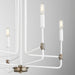 Quorum Home Quorum - 633-5-0881 - Five Light Chandelier - Studio White w/ Dark Brass