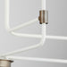 Quorum Home Quorum - 633-5-0881 - Five Light Chandelier - Studio White w/ Dark Brass