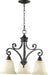 Quorum Home Quorum - 6354-3-86 - Three Light Chandelier - Oiled Bronze