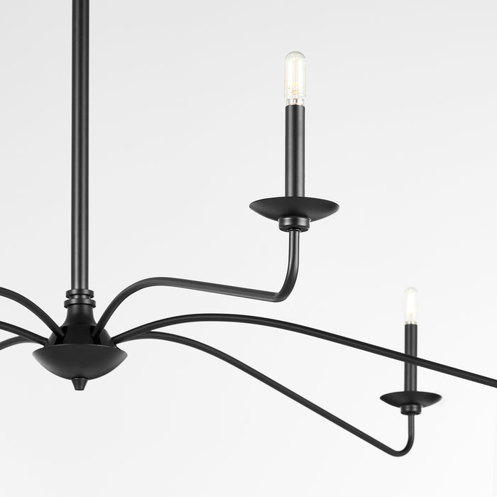 Quorum Home Quorum - 636-6-59 - Six Light Chandelier - Matte Black
