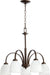 Quorum Home Quorum - 6360-5-86 - Five Light Chandelier - Oiled Bronze