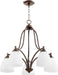 Quorum Home Quorum - 6369-5-86 - Five Light Chandelier - Oiled Bronze