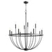 Quorum Home Quorum - 6374-12-59 - 12 Light Chandelier - Matte Black
