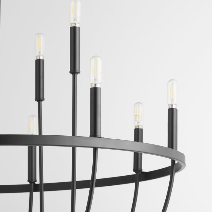 Quorum Home Quorum - 6374-12-59 - 12 Light Chandelier - Matte Black