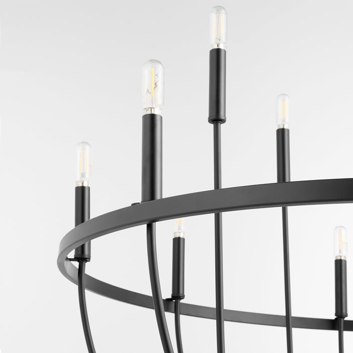 Quorum Home Quorum - 6374-12-59 - 12 Light Chandelier - Matte Black