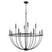 Quorum Home Quorum - 6374-12-59 - 12 Light Chandelier - Matte Black