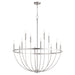 Quorum Home Quorum - 6374-12-65 - 12 Light Chandelier - Satin Nickel