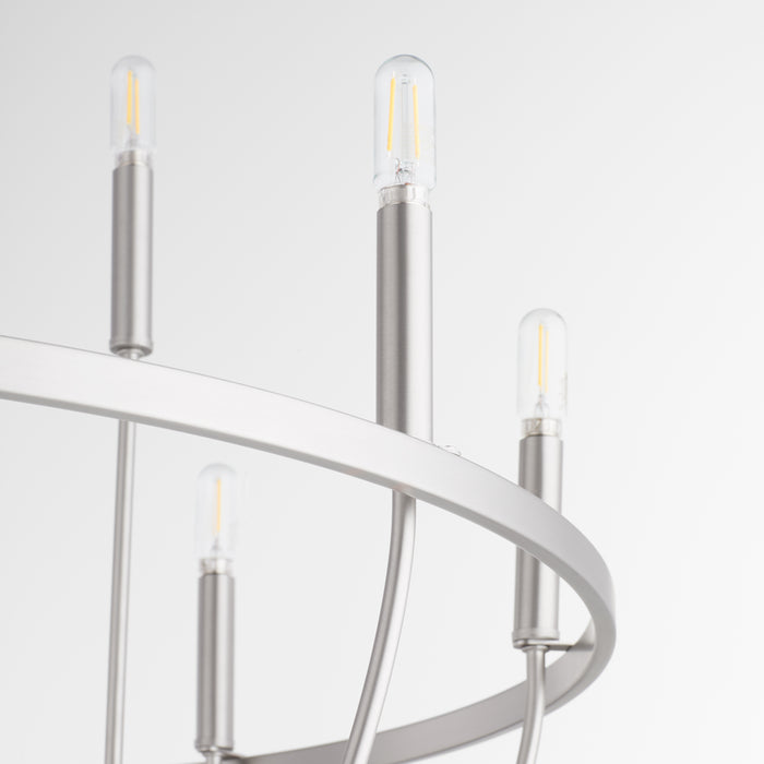 Quorum Home Quorum - 6374-12-65 - 12 Light Chandelier - Satin Nickel