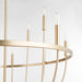 Quorum Home Quorum - 6374-12-80 - 12 Light Chandelier - Aged Brass