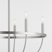 Quorum Home Quorum - 6374-5-65 - Five Light Chandelier - Satin Nickel