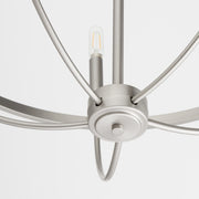 Quorum Home Quorum - 6374-5-65 - Five Light Chandelier - Satin Nickel