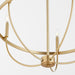 Quorum Home Quorum - 6374-5-80 - Five Light Chandelier - Aged Brass
