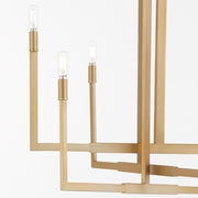 Quorum Home Quorum - 6377-6-80 - Six Light Chandelier - Aged Brass