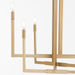 Quorum Home Quorum - 6377-6-80 - Six Light Chandelier - Aged Brass