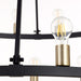 Quorum Home Quorum - 64-24-6980 - 24 Light Chandelier - Textured Black w/ Aged Brass