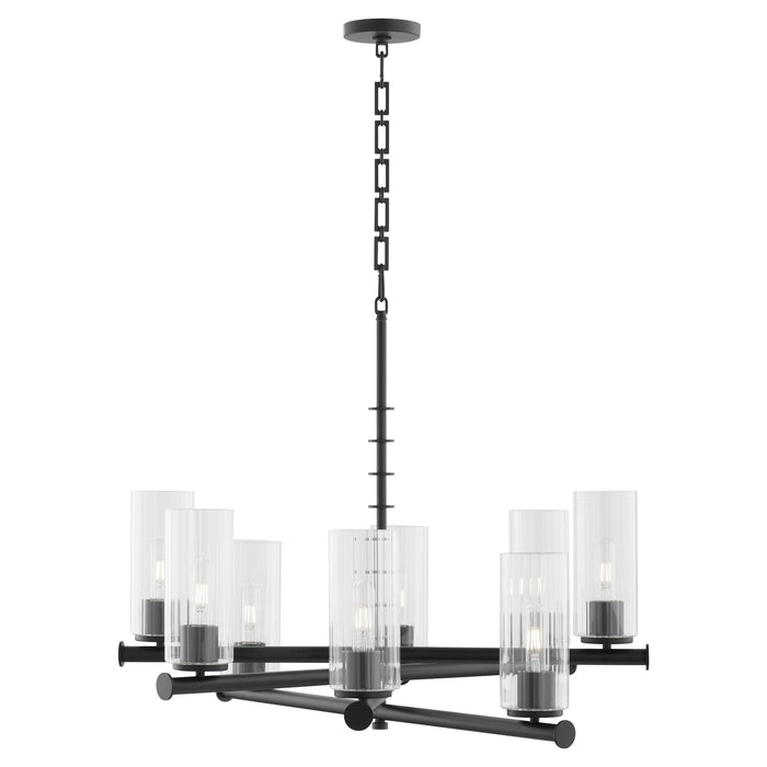 Quorum Home Quorum - 641-8-59 - Eight Light Chandelier - Matte Black