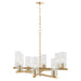 Quorum Home Quorum - 641-8-80 - Eight Light Chandelier - Aged Brass