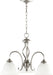 Quorum Home Quorum - 6410-3-64 - Three Light Chandelier - Classic Nickel