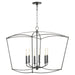 Quorum Home Quorum - 6412-6-59 - Six Light Pendant - Matte Black