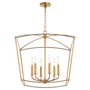 Quorum Home Quorum - 6412-6-74 - Six Light Pendant - Gold Leaf
