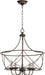 Quorum Home Quorum - 6416-5-86 - Five Light Pendant - Oiled Bronze