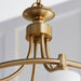 Quorum Home Quorum - 6422-4-80 - Four Light Chandelier - Aged Brass
