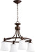 Quorum Home Quorum - 6422-4-86 - Four Light Chandelier - Oiled Bronze