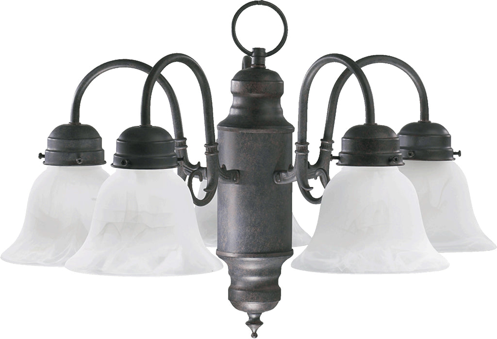 Quorum Home Quorum - 6429-5-44 - Five Light Chandelier - Toasted Sienna