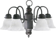 Quorum Home Quorum - 6429-5-44 - Five Light Chandelier - Toasted Sienna