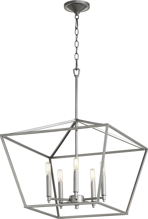 Quorum Home Quorum - 644-5-64 - Five Light Chandelier - Classic Nickel